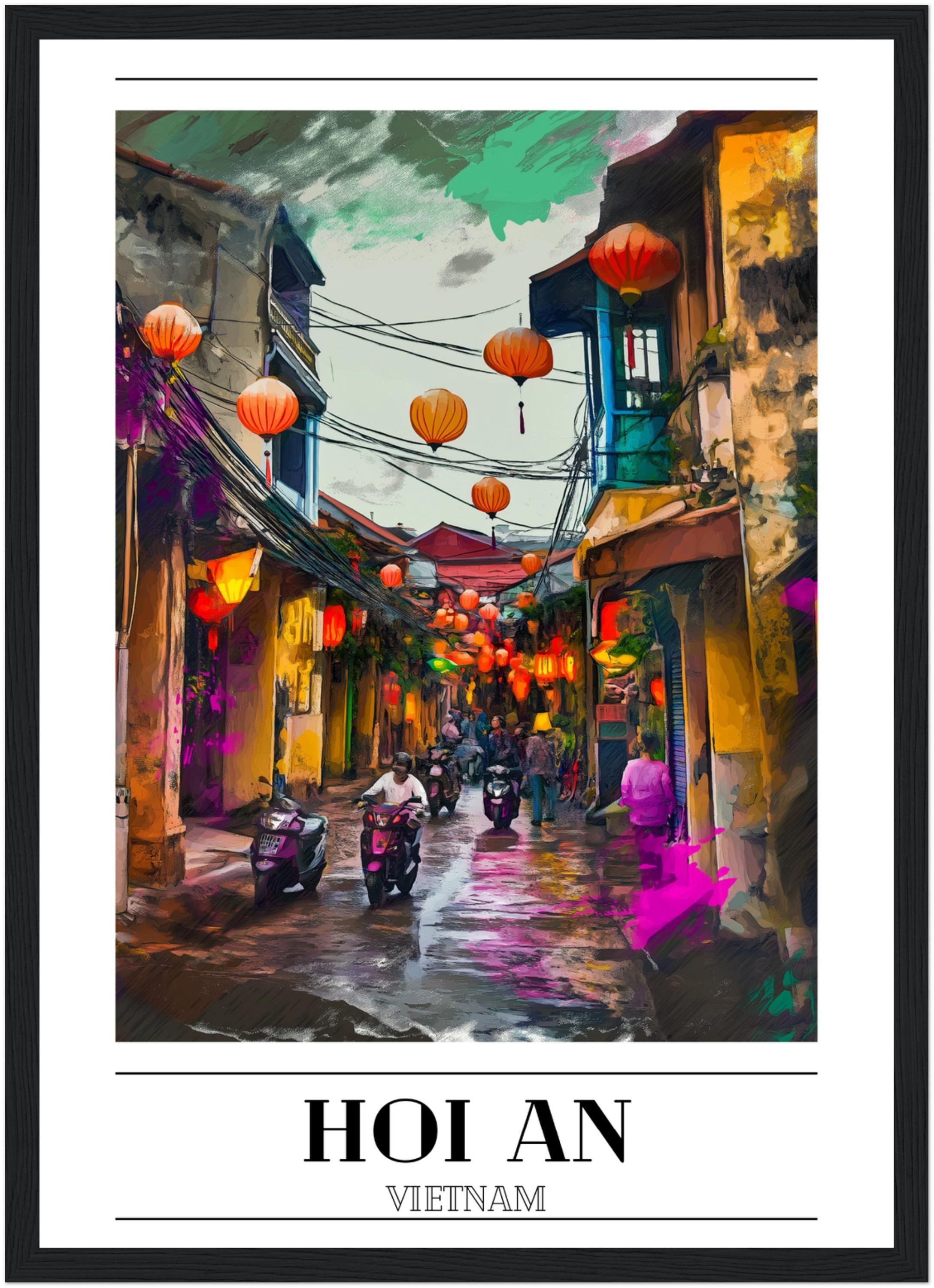 Hoi an Wall Art - Framed Vietnam Poster - Gift for Traveller - Etsy