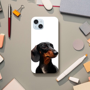 Dachshund iPhone Case – Dog Portrait, Tough Phone Case