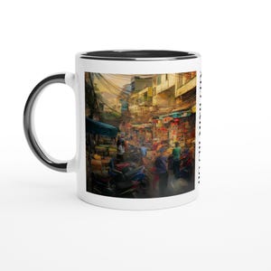 Ho Chi Minh City Mug: Vietnam Travel Souvenir, Scenic Vietnamese Print