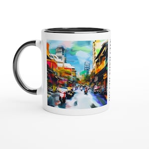 Ho Chi Minh City Mug: Vietnam Travel Souvenir, Scenic Vietnamese Print