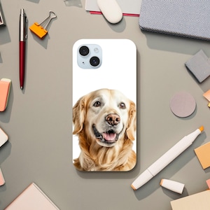 Golden Retriever iPhone Case – Dog Portrait, Tough Phone Case