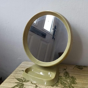 Vintage Space age wall vanity mirror