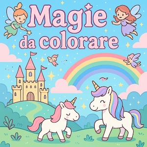 Alfabeto inglés de la A a la M con traducción al italiano. Dibujos de simpáticos animales que interpretan las letras del alfabeto inglés.