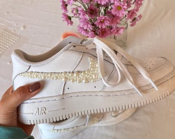 Zapatillas Nike Air Force 1 de color perla/novia