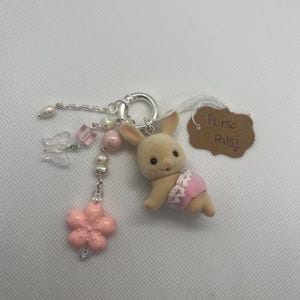 Kundenspezifisches Calico Critter Häschen Keychain