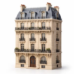 Miniatura de edificio impresa en 3D personalizada a partir de una foto — Maqueta arquitectónica a escala personalizada — Réplica de apartamento u oficina — Regalo empresarial único