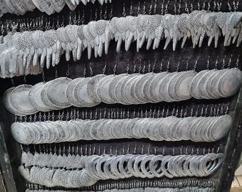 50 Pairs Aluminum African Earrings: Wholesale Boho Tribal Jewelry