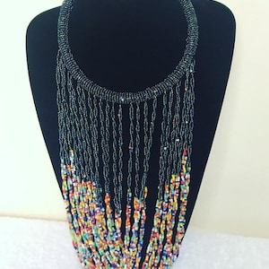 Beaded necklace, Maasai necklace, necklace, African necklace,African beaded necklace, Maasai jewelry, tribal choker, boho necklace, handmade