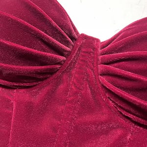 red overbust corset, red velour corset, back lace up corset, woman accessory, burgundy corset, red feminine corset, bordo fashion item, elegant piece, womens accessories, adgustable size, romantic outfit gift, Christmas sale, girlfriends gift,santa lingerie, witch lingerie, romantic lingerie, red velvet corset, red lingerie, overbust corset, lingerie sets, lingerie christmas, christmas corset, corset lingerie, lace up corset, babydoll lingerie, intimo donna