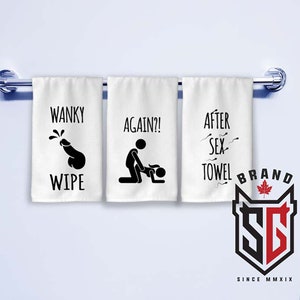 Wanky Wipe Set - After Sex Handtücher / Digitaler Download / SVG / PNG / EPS