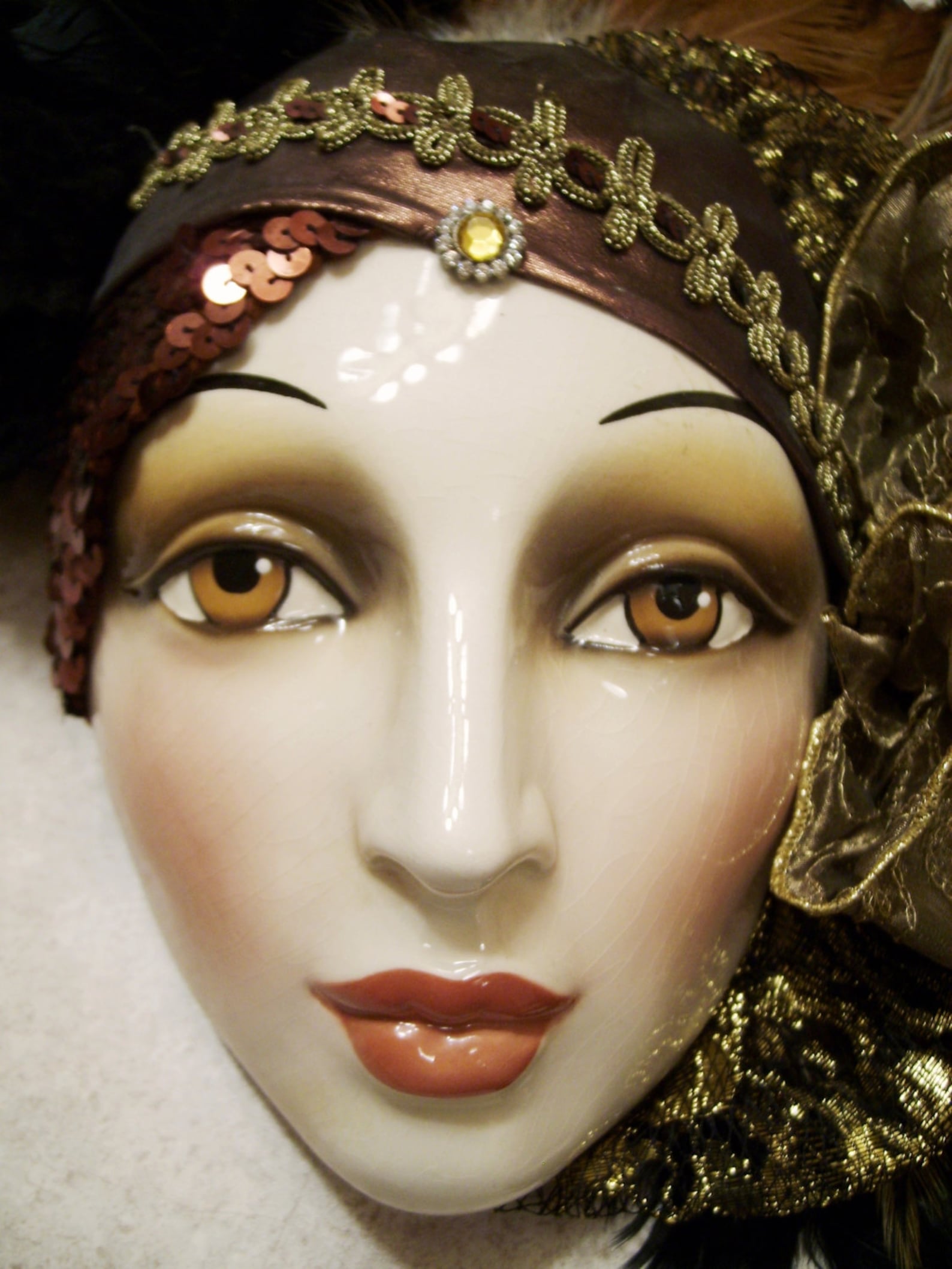 Clay Art Ceramic Decorative Collectible Face Wall Mask with Etsy