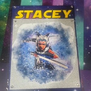 Star-wars Ahsoka Grußkarte personalisiert