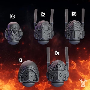 Pactum Aeternum Kitbash Heads | Crusader, Warden, Knights, Legendary Heroes | DakkaDakka