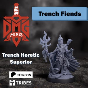 Trench Heretic Superior | DMG Minis | Trench Crusade Compatible