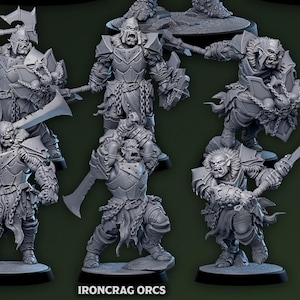 Ironcrag Champion | Mammoth Factory | 3d Printed TTRPG Miniature