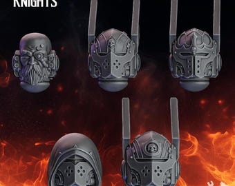 Pactum Aeternum Kitbash Heads | Crusader, Warden, Knights, Legendary Heroes | DakkaDakka