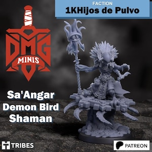 1KHijos de Pulvo Sa&#39;angar Birdman Demon | DMG Minis
