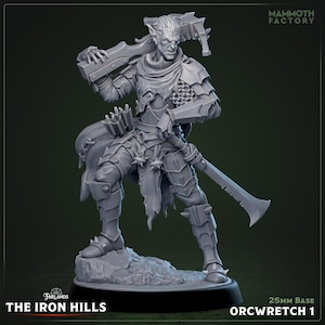 Ironcrag Orc Wretches | Mammoth Factory | 3d Printed TTRPG Miniature