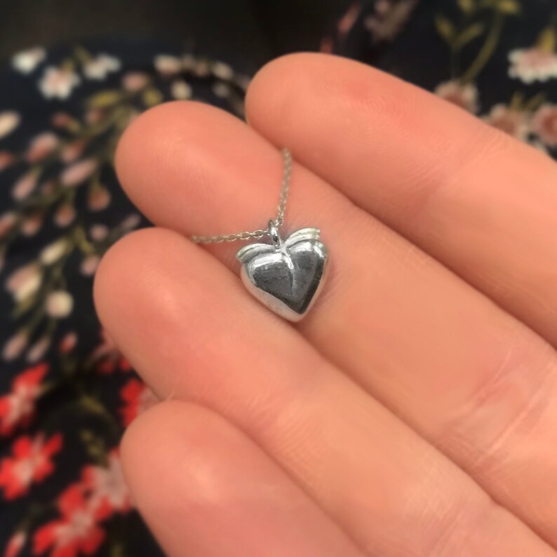 Mini Peach Emoji Charm Necklace image 1