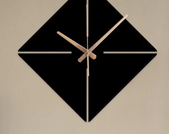 Unique Metal Wall Clock, Industrial Style Clock for Home Decor, Clock Lover Gift,Modern Clock for Living Room,Office Clock Gift,Design Clock