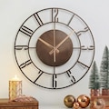 Metal Copper Color Wall Clck, Brown Clock, Industrial Wall Clock, Oversized Wall Clock, Unique Clock Gift, Modern Wall Clock, Luxury Clock