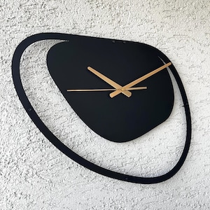 Unique sculptural wall clock