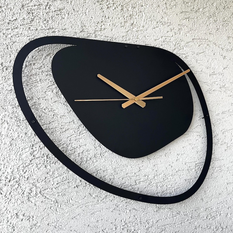 Unique sculptural wall clock