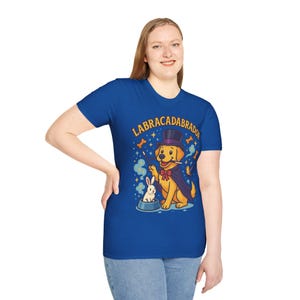 Labracadabrador Magical Dog Unisex T-Shirt , Funny Wizard Labrador Design