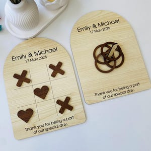 Wedding Table Games, Wedding Favour Games, Tic Tac Toe, Ring Toss, Wedding Games, Unique Wedding Favours, Wedding Ideas
