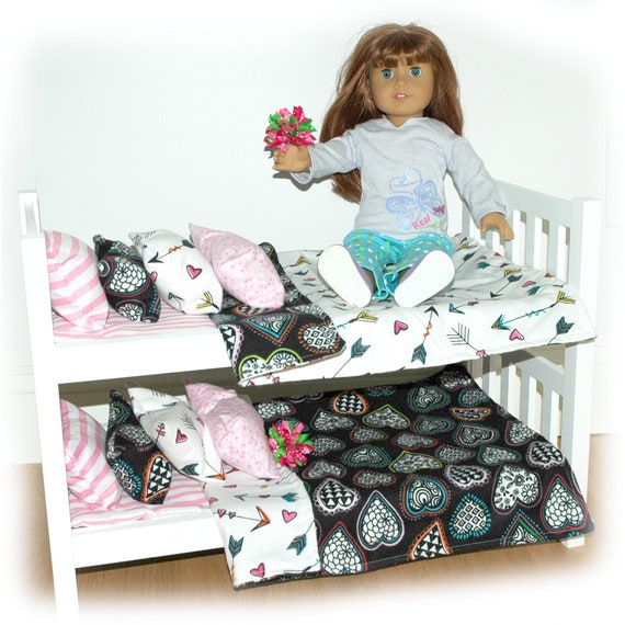 Doll Bunk Bed Or Doll Bed Cute Kittens American Girl Doll Furniture Fits 18 Inch Dolls And Ag Dolls Choose Double Bunk Or Single Bed