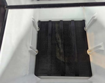 Truck refrigerator grille for DAF XG, 3D printed anti-condensation insert