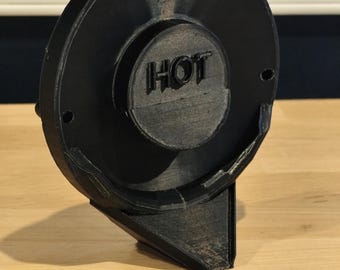 Truma chimney cover, 96 mm center-to-center distance, integrated condensate drain, 3D printed
