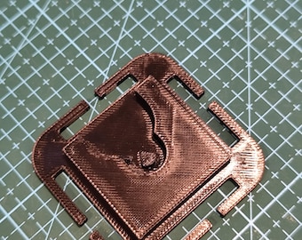 KlickFast mount for MOLLE vest, Motorola VB400 body camera dock and radio, 3D printed
