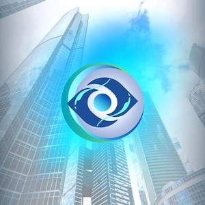Futuristic Modern Eye Vision Logo Design | Custom Logo Canva Template | Optical Optometry Logo | Eye Business Branding | Professional logo