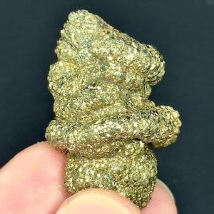 192 CRT Golden Pyrite Crystal Specimen | Natural Raw Metallic Cluster | Sparkling Mineral Display Stone for Collectors, Energy & Home Décor