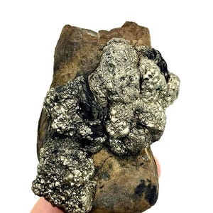 1960 CRT Golden Pyrite Crystal Specimen | Natural Raw Metallic Cluster | Sparkling Mineral Display Stone for Collectors, Energy & Home Décor