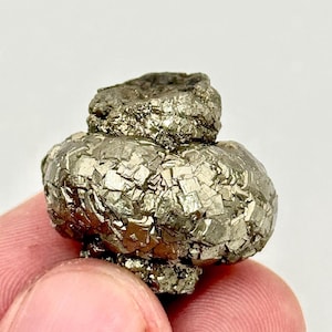 126 CRT Golden Pyrite Crystal Specimen | Natural Raw Metallic Cluster | Sparkling Mineral Display Stone for Collectors, Energy & Home Décor