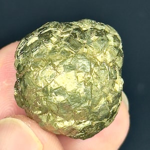165 CRT Golden Pyrite Crystal Specimen | Natural Raw Metallic Cluster | Sparkling Mineral Display Stone for Collectors, Energy & Home Décor