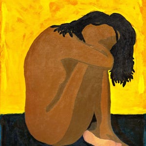Melanin Beauty Abstract Expressionist Giclee fine art Print