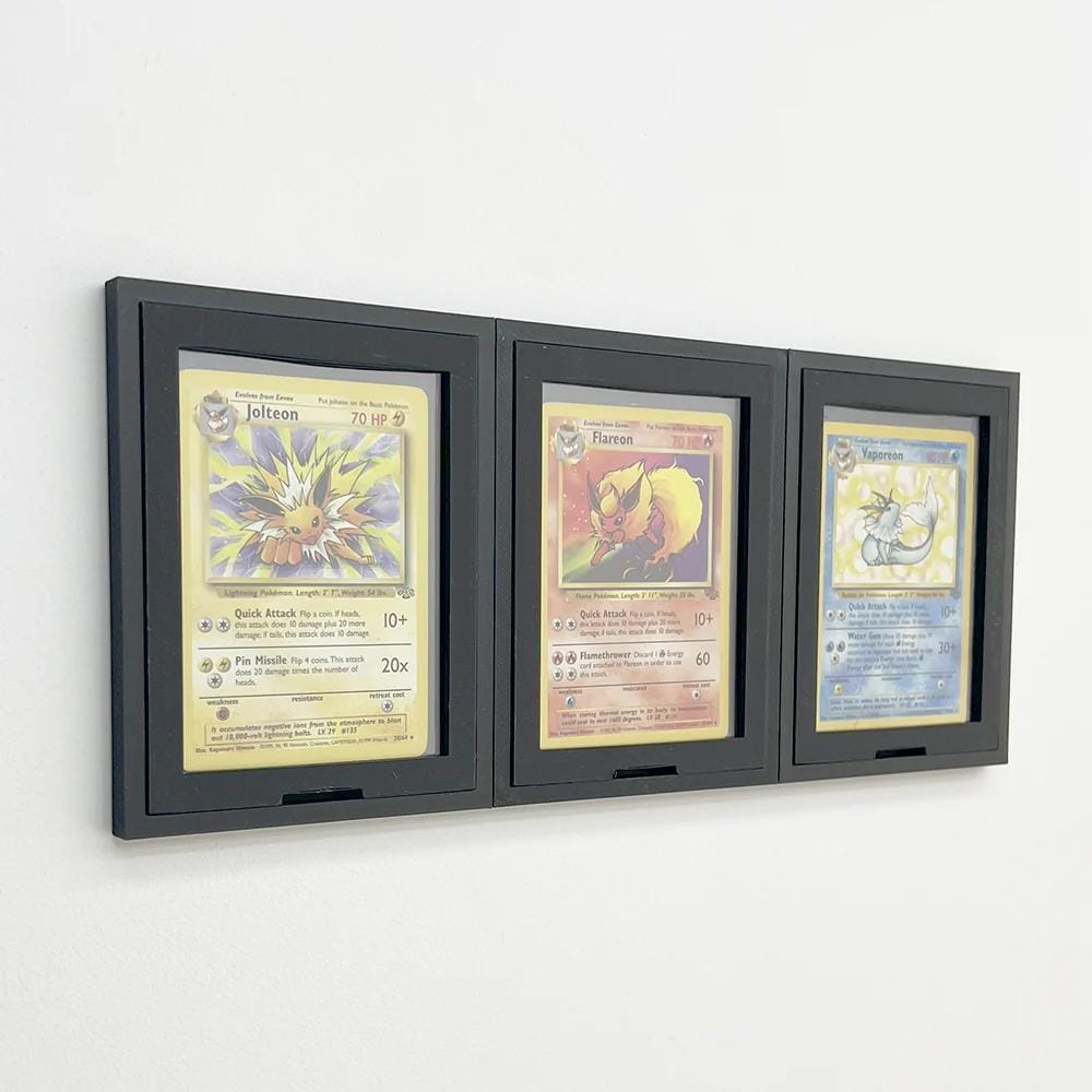 Pokemons 3 Card Frame Evolution - Etsy