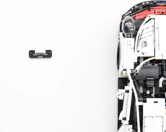 Wall Mount for LEGO® Technic Porsche 911 RSR (42096) | Display - Holder - Bracket - Stand