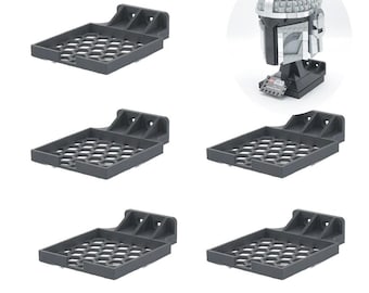 Set of 5 Wall Mounts for LEGO® Star Wars™ Helmets | Display - Holder - Bracket - Stand