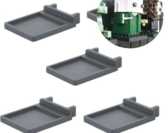 Set of 5 IKEA Skadis Brackets for LEGO® BrickHeadz | Display - Holder - Bracket - Stand