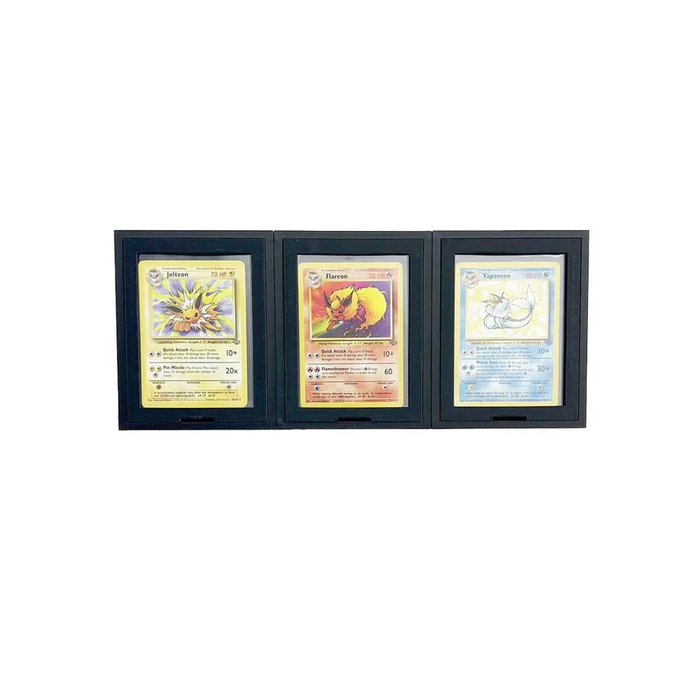 Toploader Display Toploader Wall Display for 3 Cards - Interchangeable Card Frame for ...