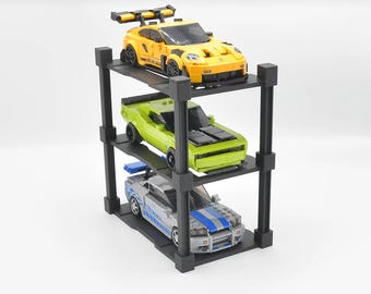 Modular Garage 3x for LEGO® Speed Champions Cars | Display - Holder - Bracket - Stand