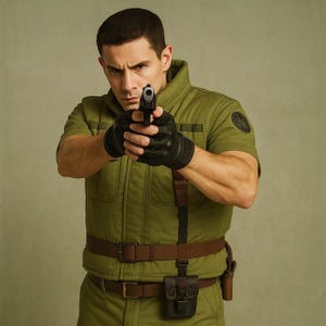 Chris Redfield S.T.A.R.S. Tactical Vest – Resident Evil Cosplay Costume Gear
