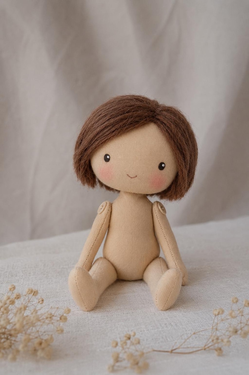 Cloth Doll Body Sewing Pattern | Rag Doll Template, 3 Sizes (PDF Download) image 15