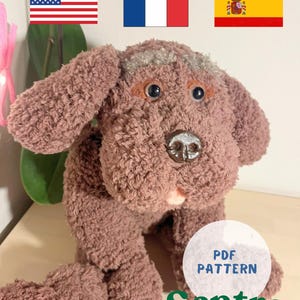 Patron de jouet pour chien Sentro+ Addi 22 pour machine à tricoter (PDF)