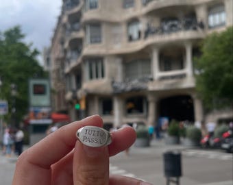 Customizable silver seal — handmade