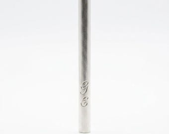 Personalized silver tube